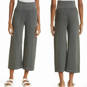 Atm Sz XS Sublime Slub Jersey Wide Leg Slub Cotton Pants sage green